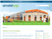 Tablet Screenshot of amstelwijs.nl